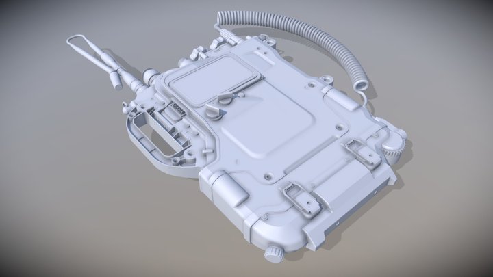 DualRadio_003 - WIP 3D Model