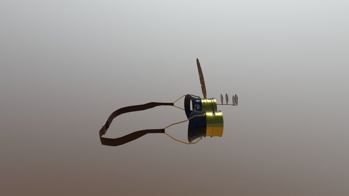 steampunk goggles 3D Model