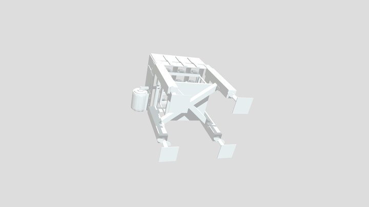 Gruppe Forelle Eckumsetzer 3D Model