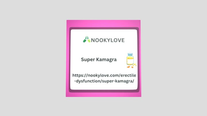 Super Kamagra Tablets | Sildenafil & Dapoxetine 3D Model