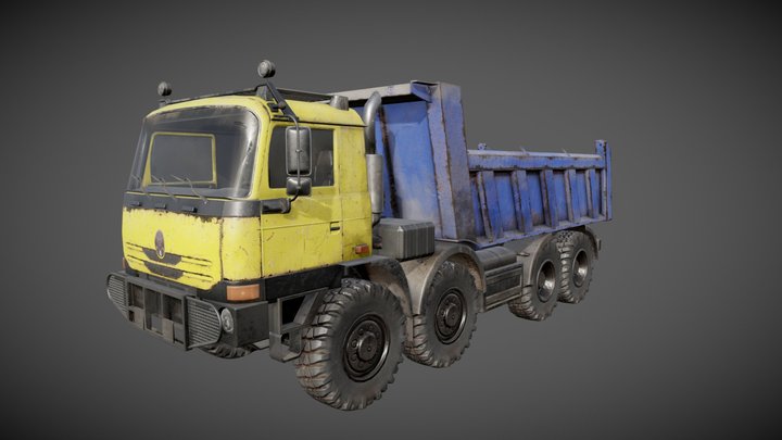 Dump Truck 3D Model