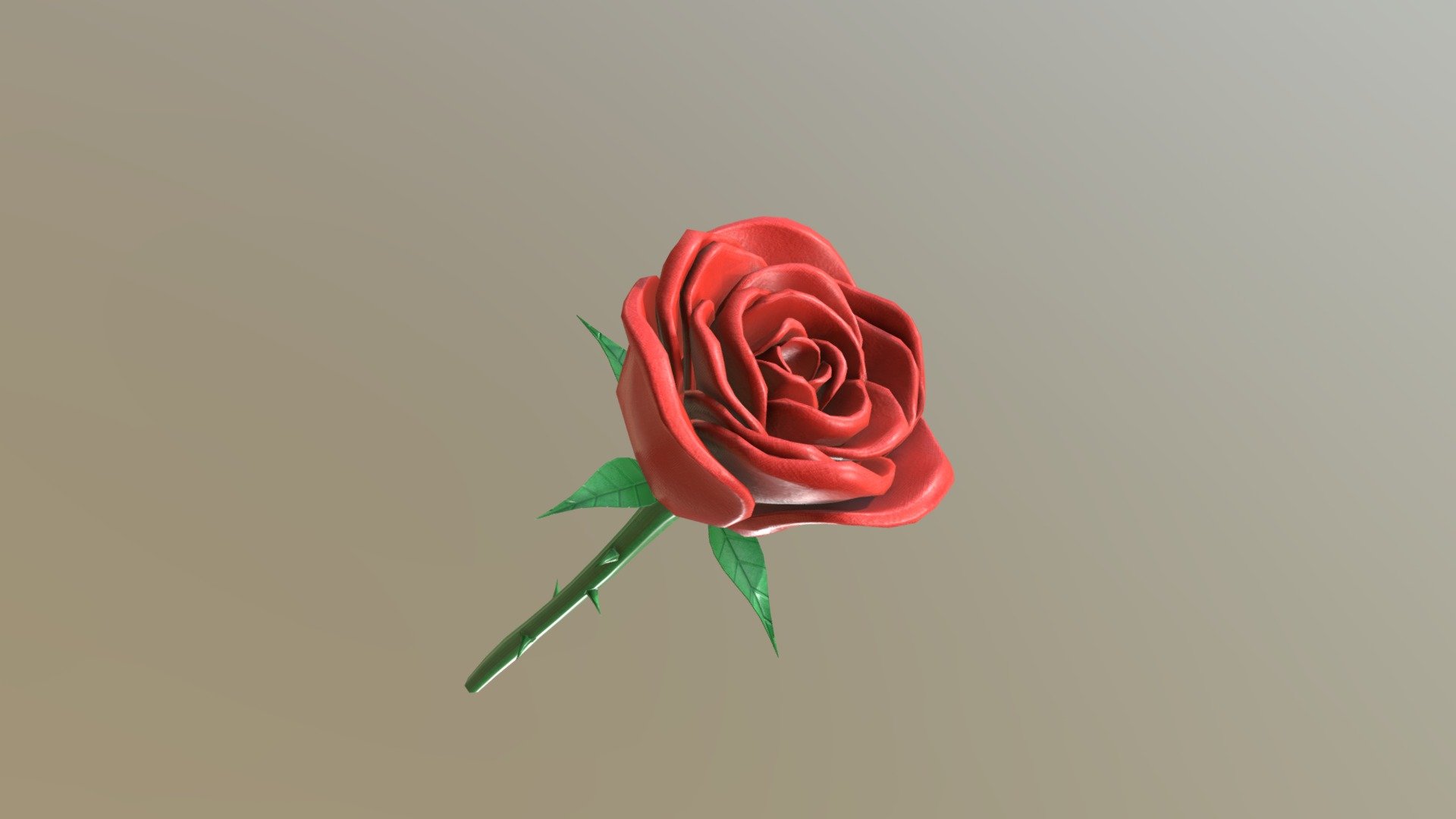 Rose - 3D model by Hayden Nicholson (@HaydenNicholson) [8b3be3d ...