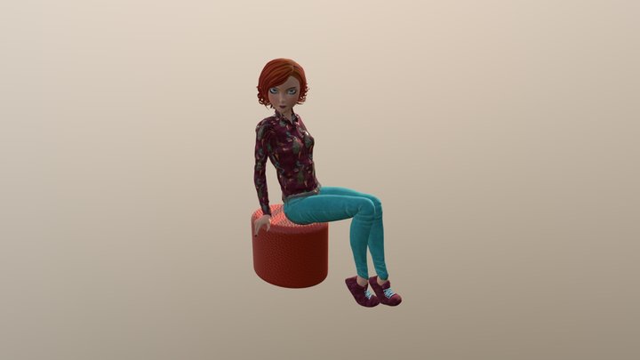 Salbi Red 3D Model