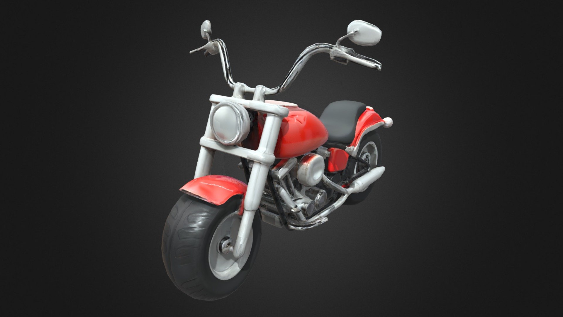 Motorcycle - 3D model by Korvana Studio (@korvanastudio) [8b3c521 ...