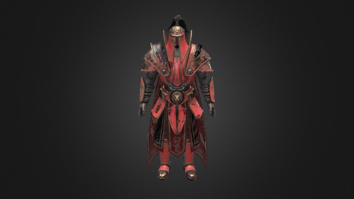 3D character for Skyrim mode: Heroic Footman 3D Model