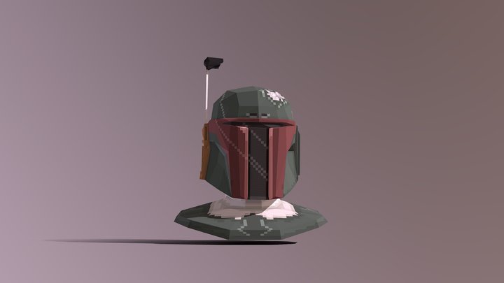Low-Poly BobaFett 3D Model