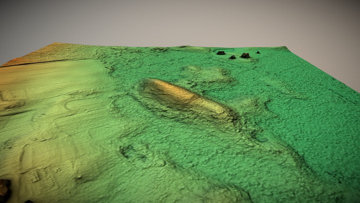 Sėlės piliakalnis (Lithuania) – Gratis 3D-model STL
