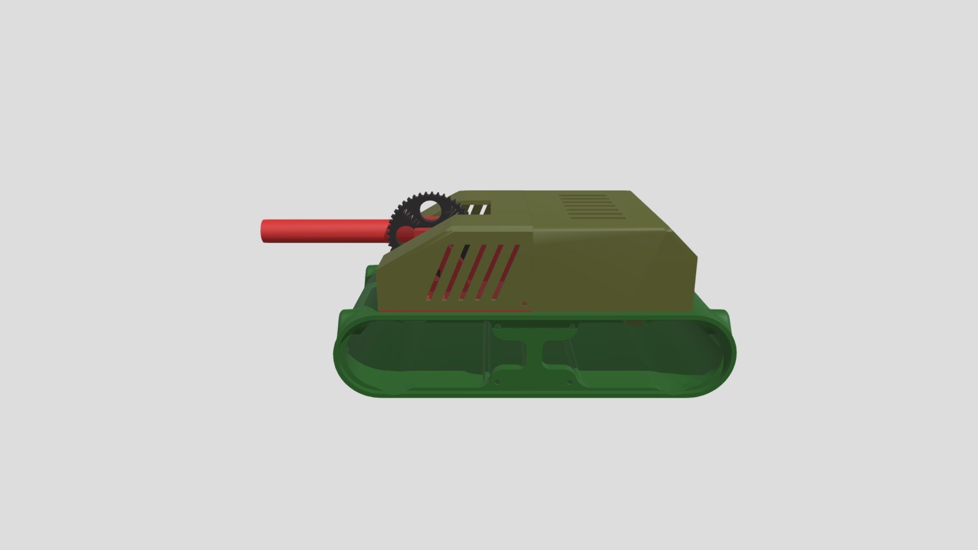 3D Adjustable Barrel and Movable Tank Model - 3D model by ubeydkaya ...