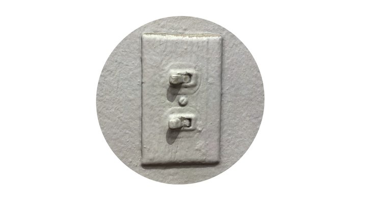Outlet with Bad Paint Job 3D Model
