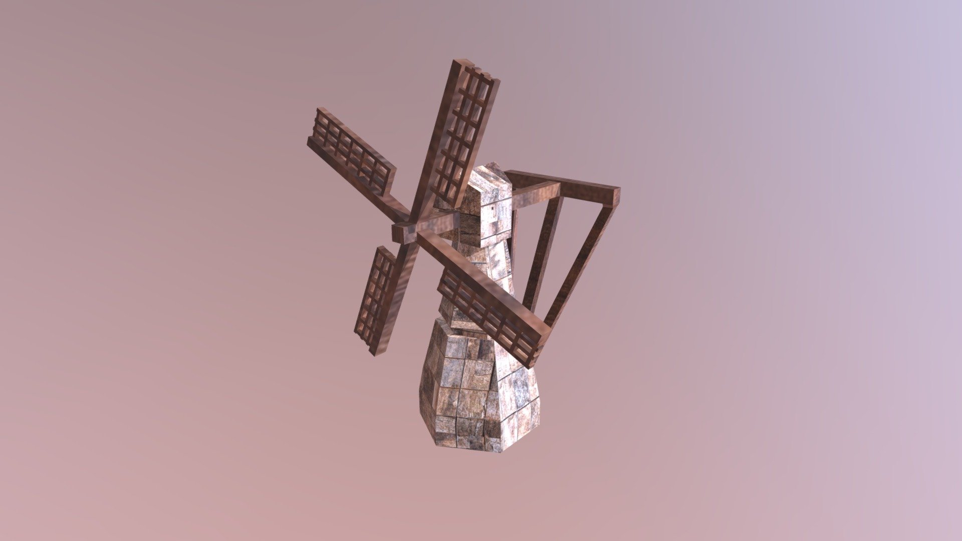Windmill - 3D model by yumime [8b41536] - Sketchfab