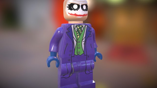 Lego Joker 3D Model