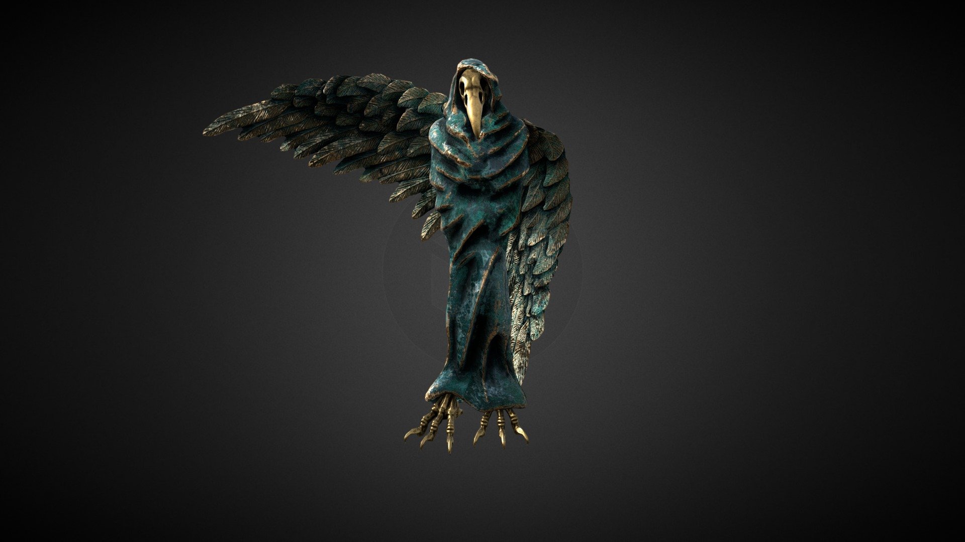 Statue Crow