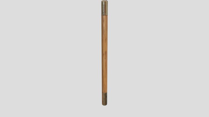 Wooden Wand 3D Model