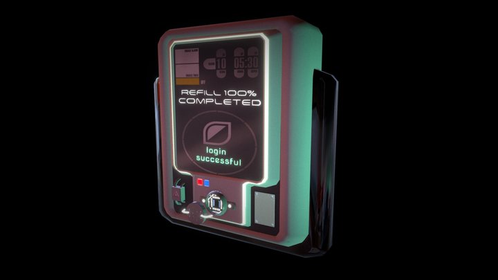 Digital access panel 3D Model