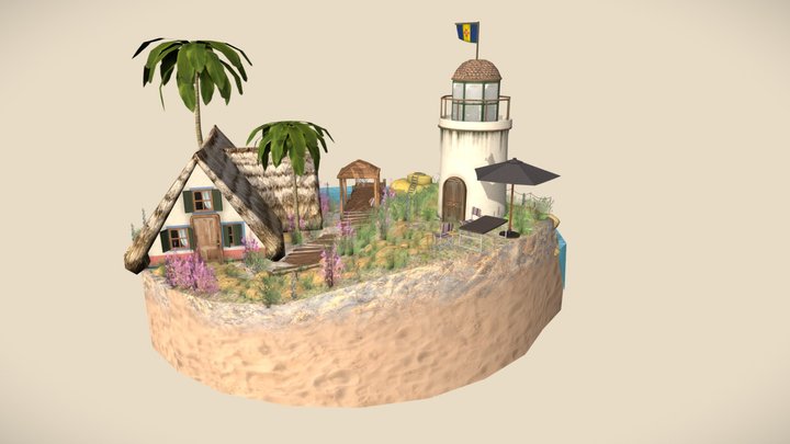 Madeira - House by the ocean 3D Model