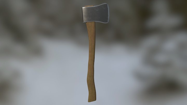 Seasoned Axe 3D Model