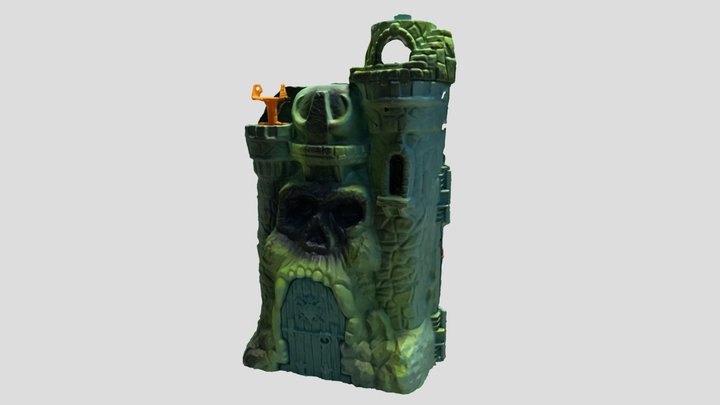 Mattel's Castle Grayskull 1980s Toy 3D Model