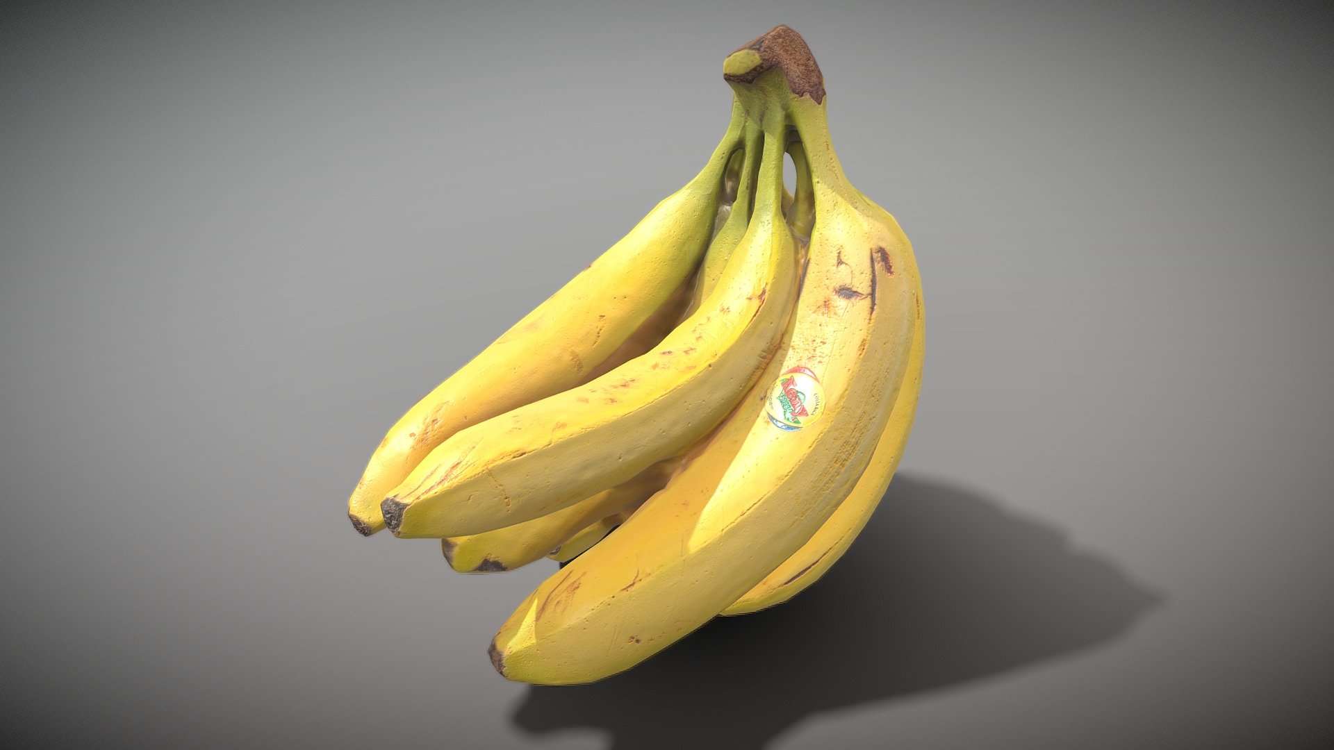 banana bunch banan 3d model