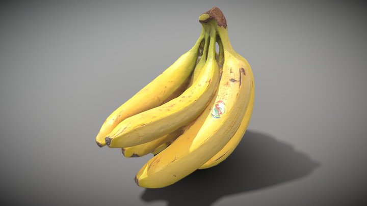 Bunch of bananas 32 3D Model