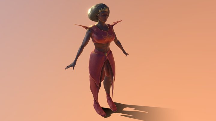 Diane - Textured 3D Model