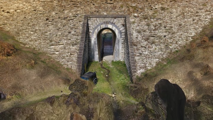 Rauhe Mauer 3D Model