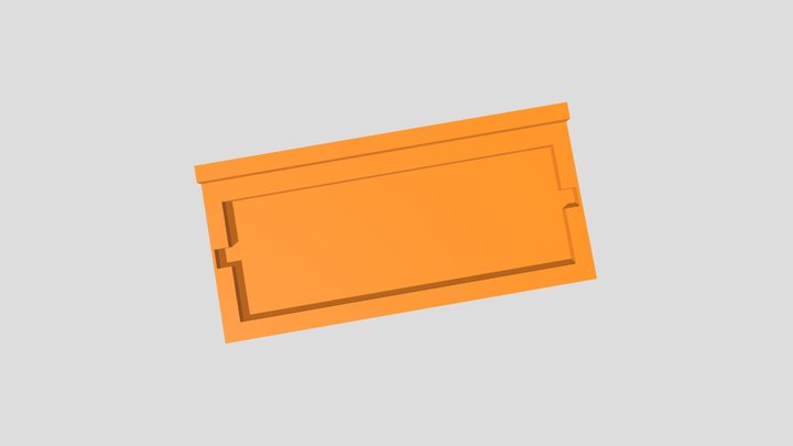 Radio 2DIN 3D Model