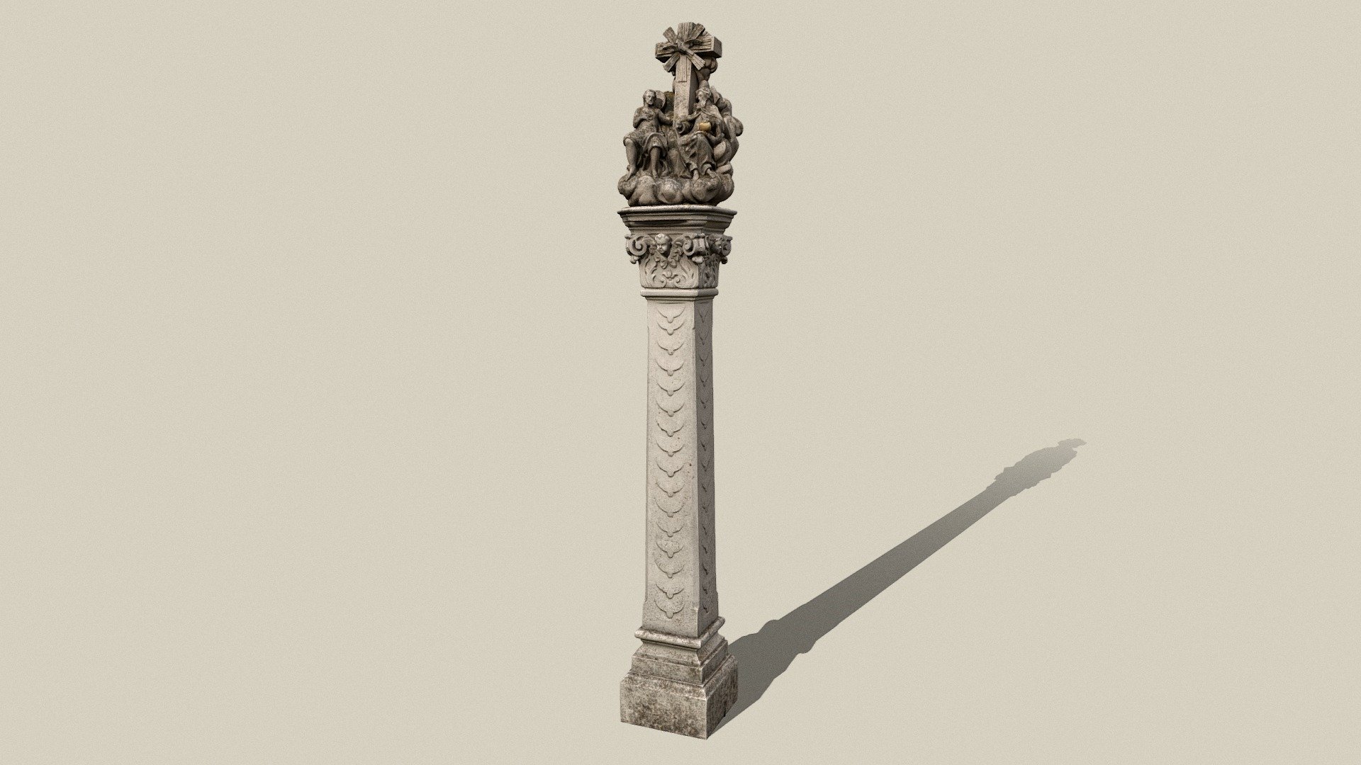 Dreifaltigkeitssäule — Sketchfab embed 3D viewer