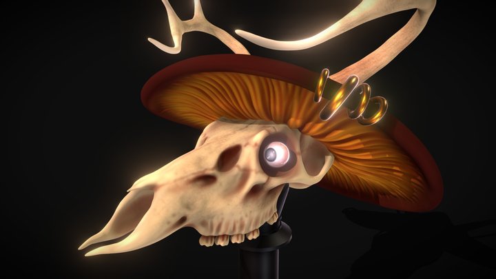 Wendigo Summoning Skull (Adventurer's Camp) 3D Model