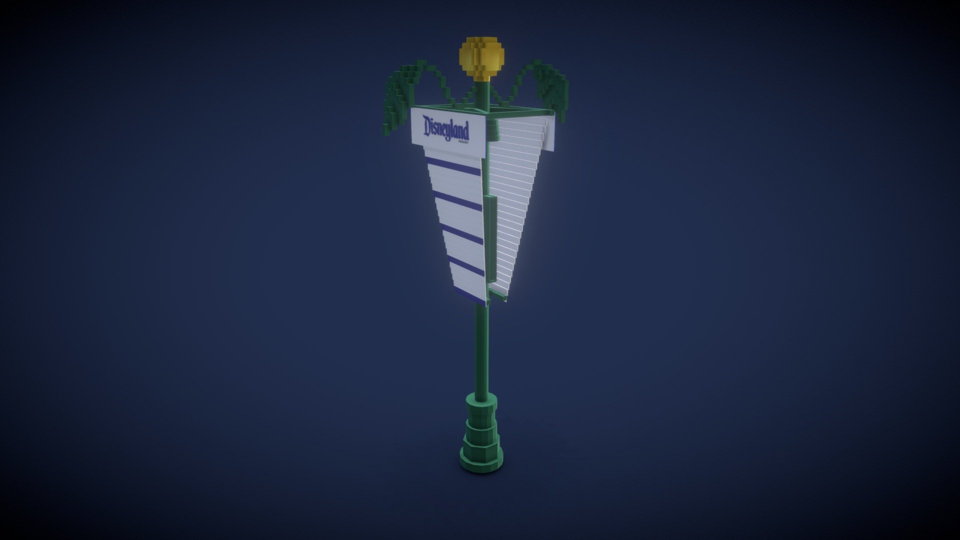 Lamp from the Disneyland Resort Entrance Plaza