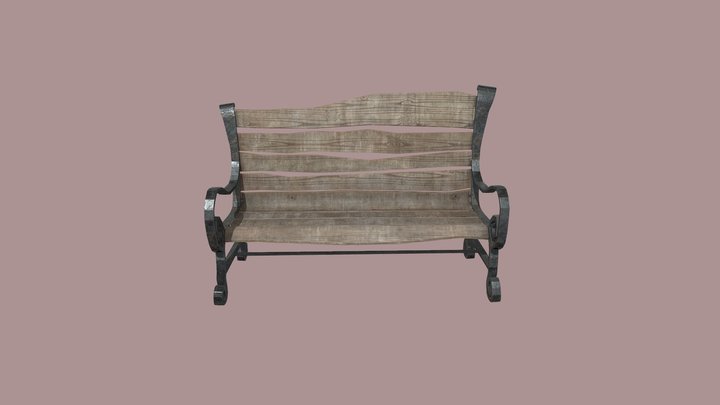 SM_Bench_01 3D Model