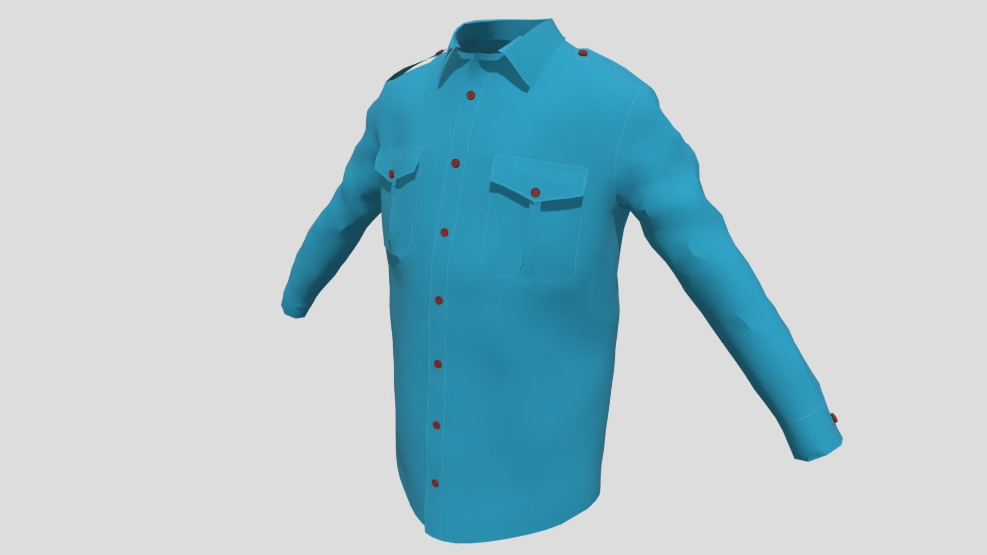 Uniformhemd Pfadi - 3D model by K4D4 [8b4a61b] - Sketchfab