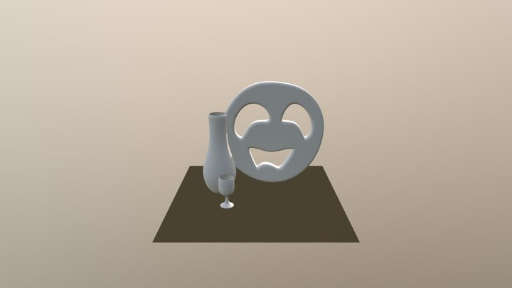 Vase & Glass 3D Model