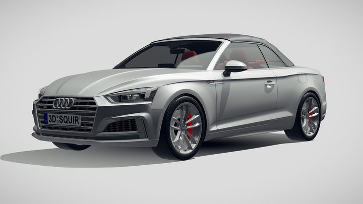 Audi s5 Cabriolet 2019 3D Model
