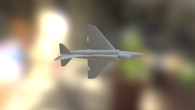 A4 Sky Hawk 3D Model