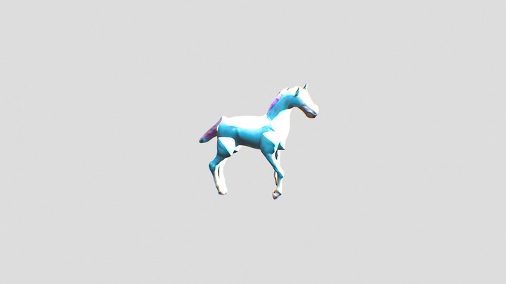 shiny Horse 3D Model