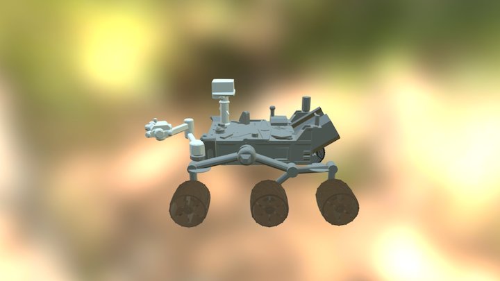 Mars Rover 3D Model