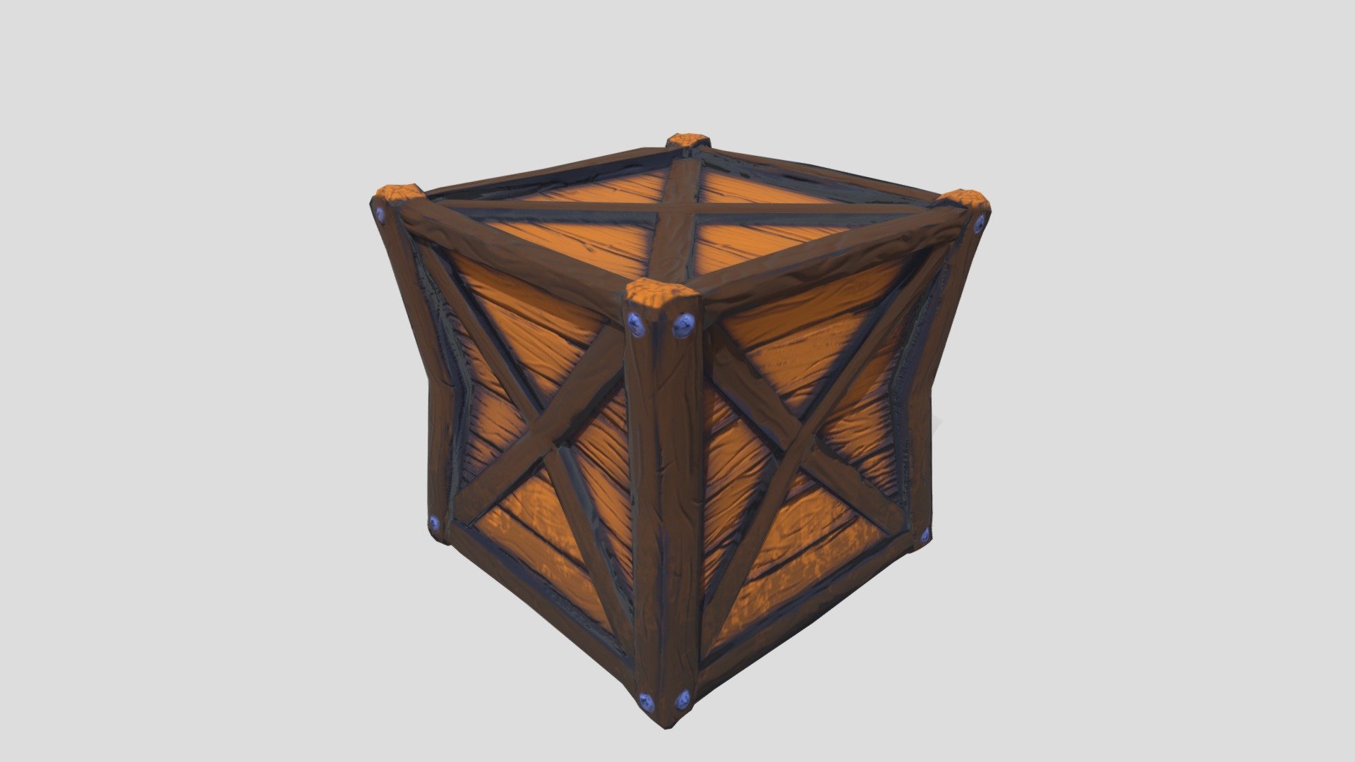 Caja Madera(Inspired from Crash Bandicoot)