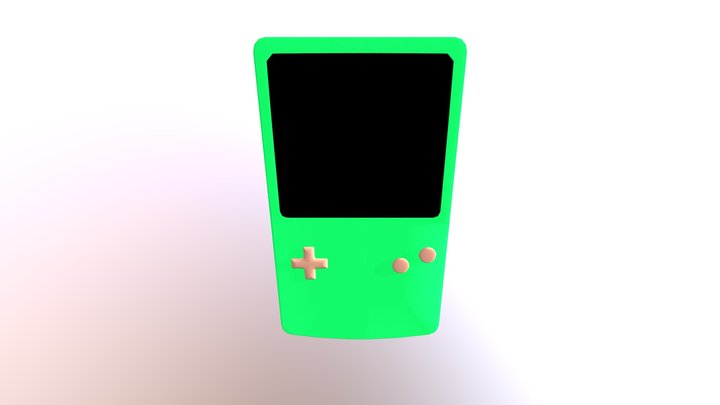 Gameboy 3D Model