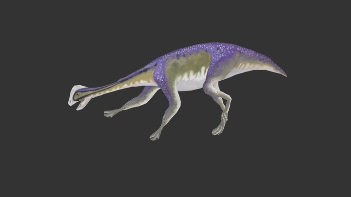 Bringing a dinosaur painting to life 3D Model
