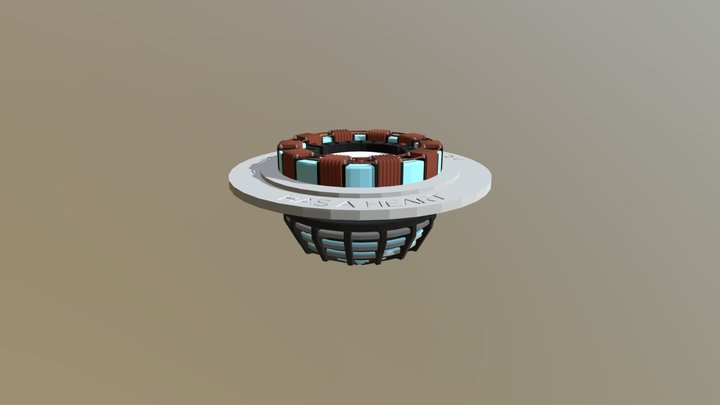Tony Start Arc Reactor 3D Model