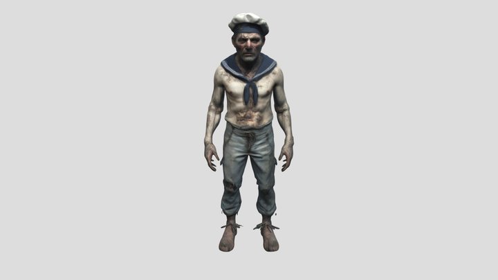 The Sailor Man 3D Model