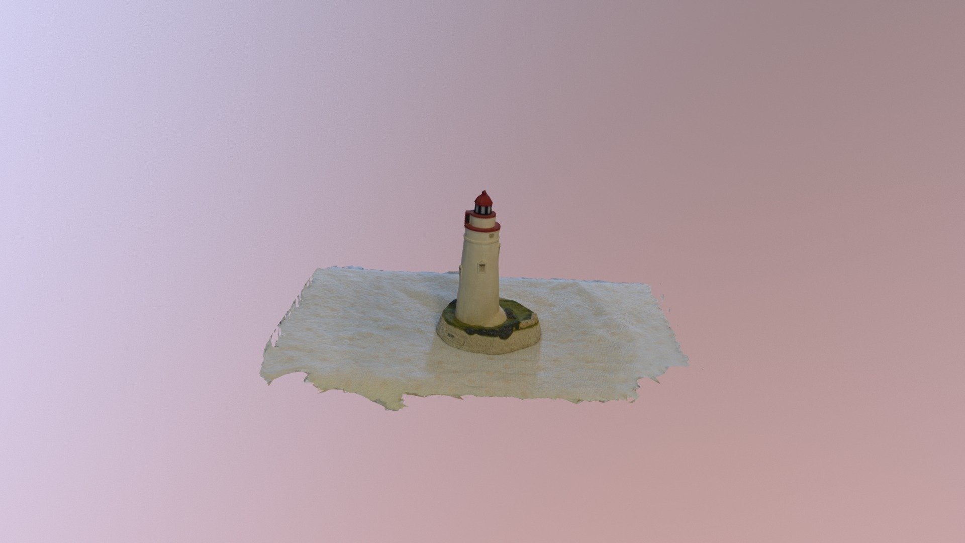 Model Lighthouse Photo-scan