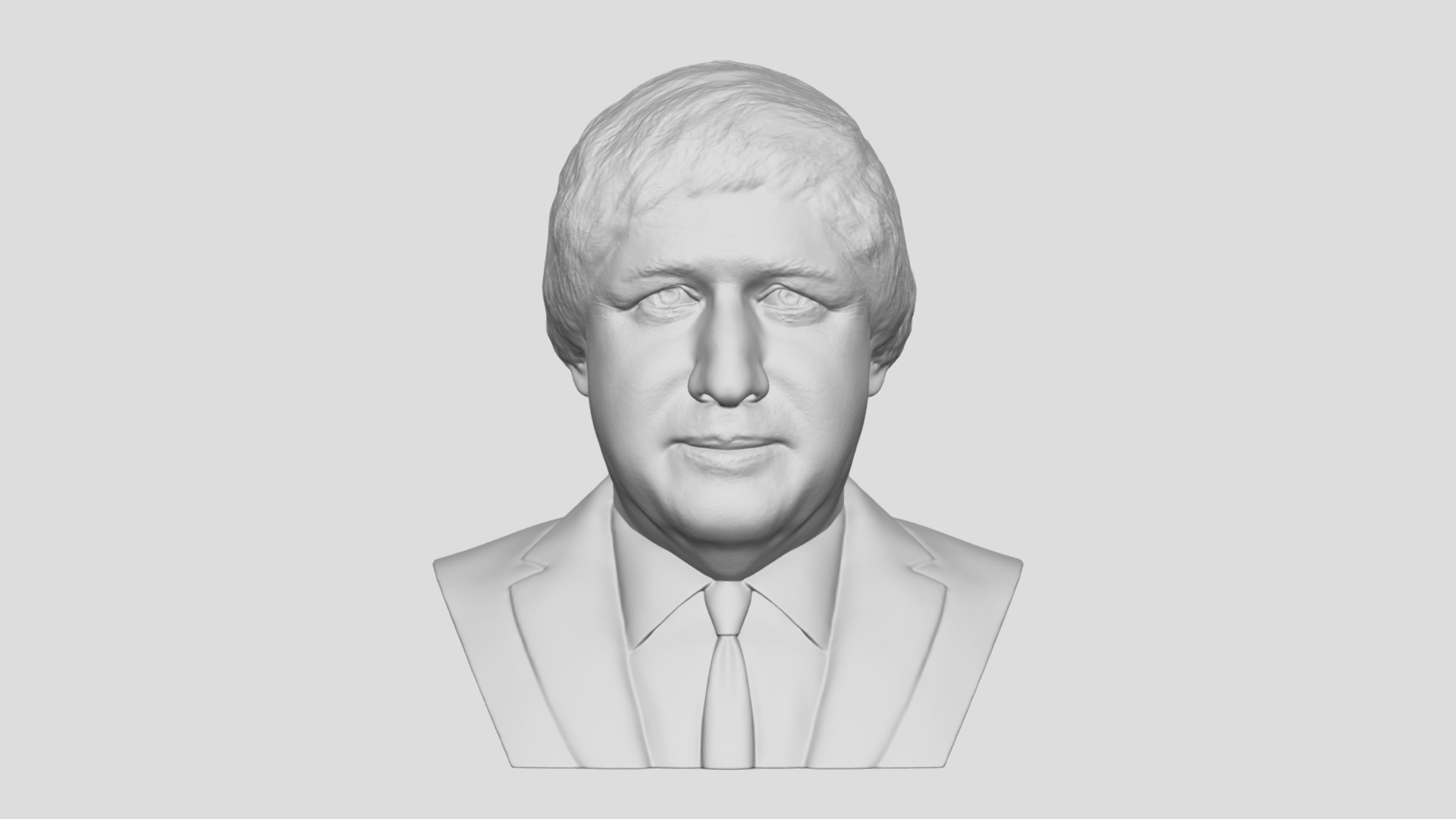 3D model Boris Johnson bust for 3D printing