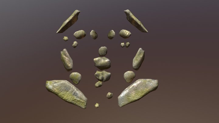 Stone Golum 3D Model