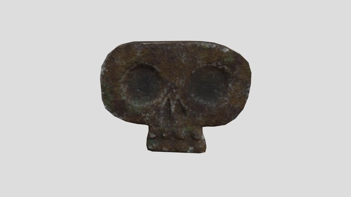 Stone skull 3D Model