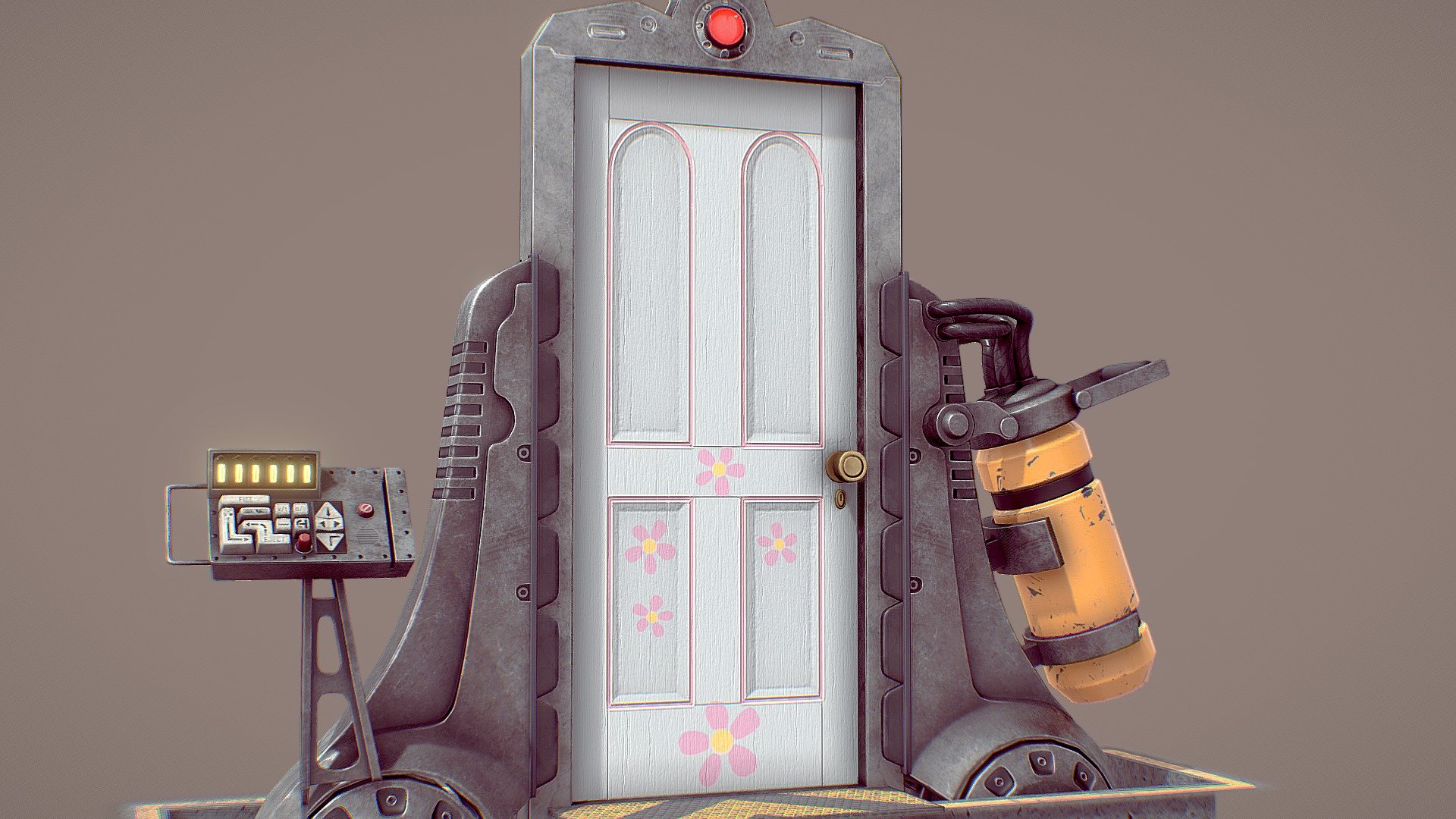 Monsters Inc. Boo's Door - Buy Royalty Free 3D model by quaz30 [8b4fb6e