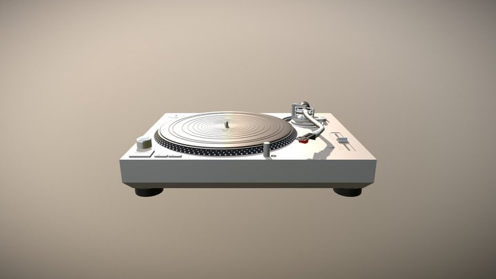 Turntable 3D Model