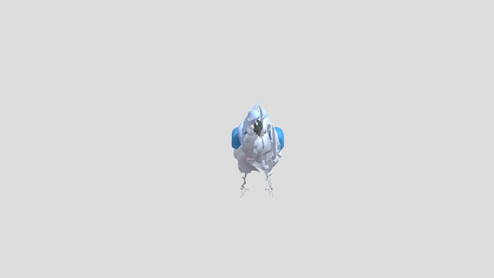 ABC Birds: Blue Jay 3D Model