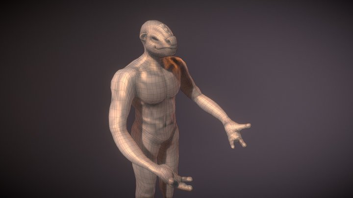 Zub the friendly Alien 3D Model