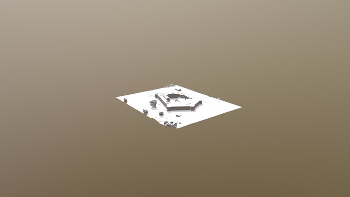 Pea Patch Island 3D Model